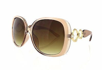 Modern Style Butterfly Clear Pale Flesh Women Sunglasses. 100% UV400
