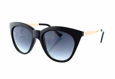 Black and Gold Cat eye Women Sunglasses