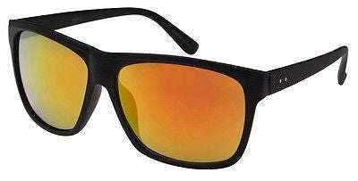 Black Modern Revo Orange Lens Fashion Sunglasses. 100% UV400
