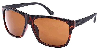 Tortoise Modern Wayfarer Fashion Sunglasses. 100% UV400