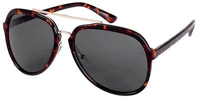 Aviator Modern Style Fashion Tortoise Sunglasses 100% UV400