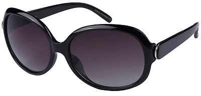 Black & Gold Modern Women Sunglasses 100% UV400 -Black
