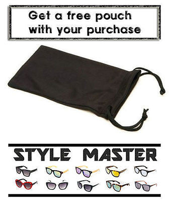 Black Modern Revo Orange Lens Fashion Sunglasses. 100% UV400
