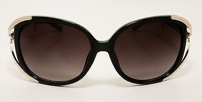 Black Silver Metal  Modern Women Sunglasses.100% UV400