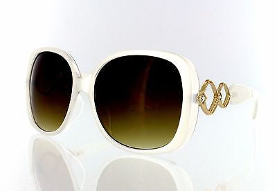 Modern Style Butterfly Clear White Women Sunglasses. 100% UV400