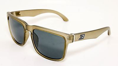 Clear Gray Men Square Sunglasses. 100% UV400