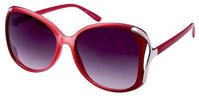 Rim Modern Style  Sunglasses. Red 100% UV400