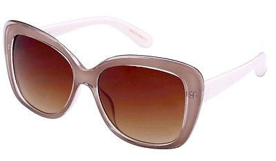 Light Sand Modern Style Butterfly Women Sunglasses. Red 100% UV400