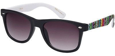 Modern Style Wayfarer Fashion Sunglasses. Patterned 100% UV400