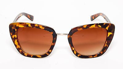 Brown Retro Horned Rim Vintage Sunglasses. 100% UV400