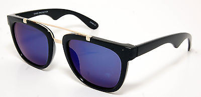 Vintage Retro Horned Rim Mirror lens Sunglasses. 100% UV400