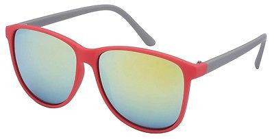Red/ Grey  Modern Revo  Lens Fashion Sunglasses. 100% UV400