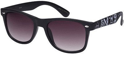 Black Modern Style Wayfarer Fashion Sunglasses. 100% UV400
