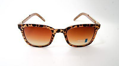 Vintage Retro Wayfarer Tortoise Square Sunglasses. 100% UV400