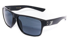 Black and White Modern Square Sunglasses for Men