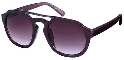 Wood Patterned Aviator Modern Style Fashion Sunglasses. Brown.100% UV400
