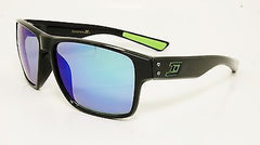 Sport Style Square Revo Lens Men Sunglasses. Black/Green 100% UV400