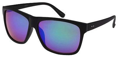 Black Modern Revo Lens Fashion Sunglasses. 100% UV400