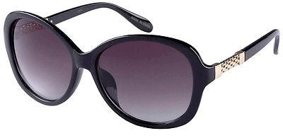 Black  Modern Style Women Sunglasses 100% UV400