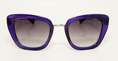 Purple  Retro Horned Rim Vintage Sunglasses. 100% UV400