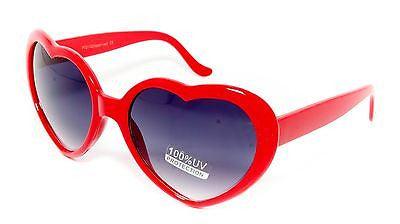 Red Fashion Heart Sunglasses. 100% UV400