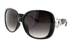 Modern Style Butterfly Black-Silver Women Sunglasses. 100% UV400