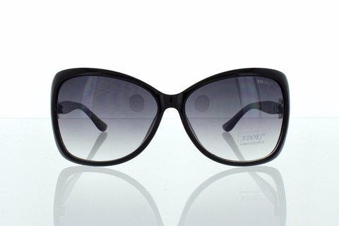 Black Side Bow Design Modern Butterfly Women Sunglasses.100% UV400