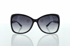 Black Side Bow Design Modern Butterfly Women Sunglasses.100% UV400